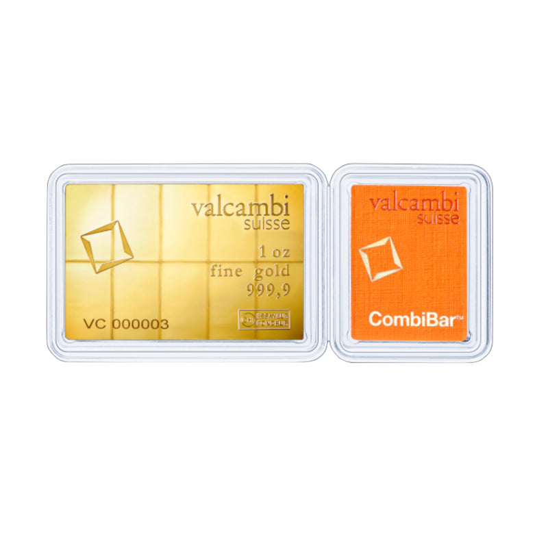 CombiBar™ Or 999,9‰ 1oz (10 x 1/10 d'once troy) Valcambi