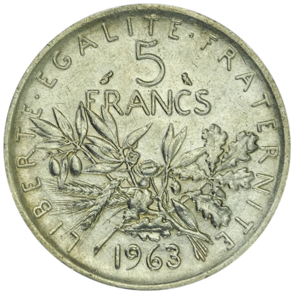 5 Francs Semeuse Argent