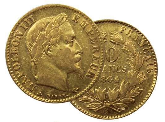 10 Francs Napoléon III or