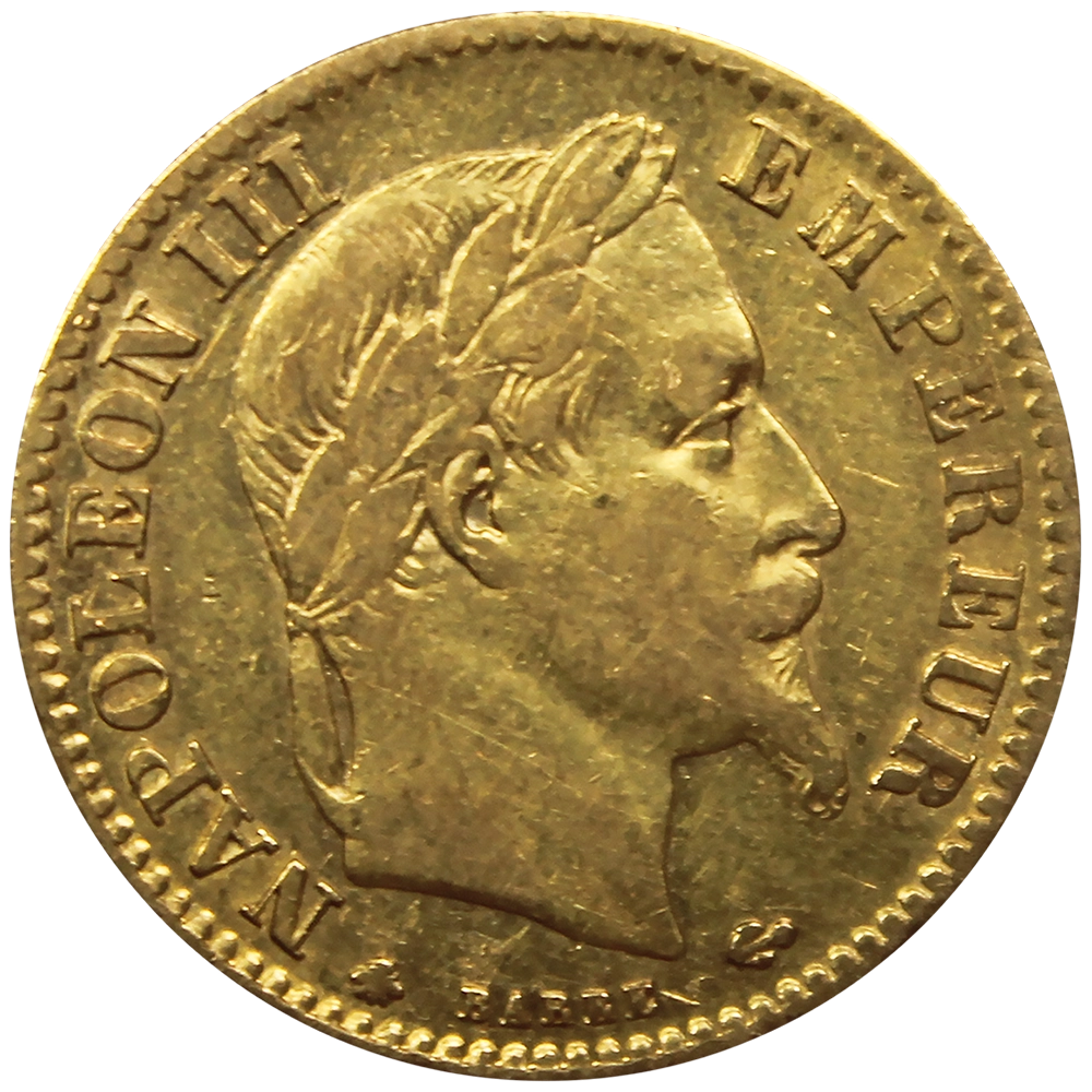 10 Francs Napoléon III Or