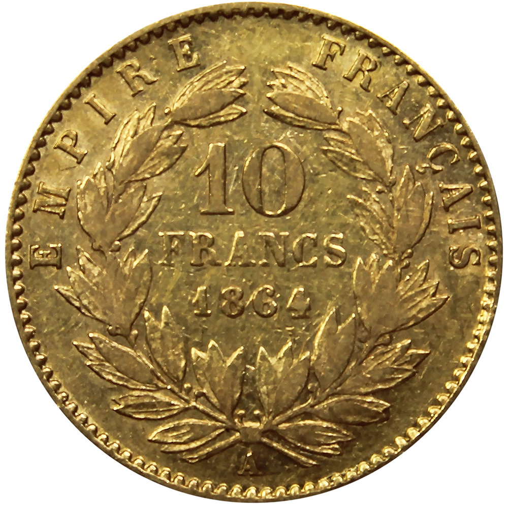 10 Francs Napoléon III Or