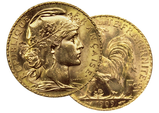 20 Francs Marianne Coq or