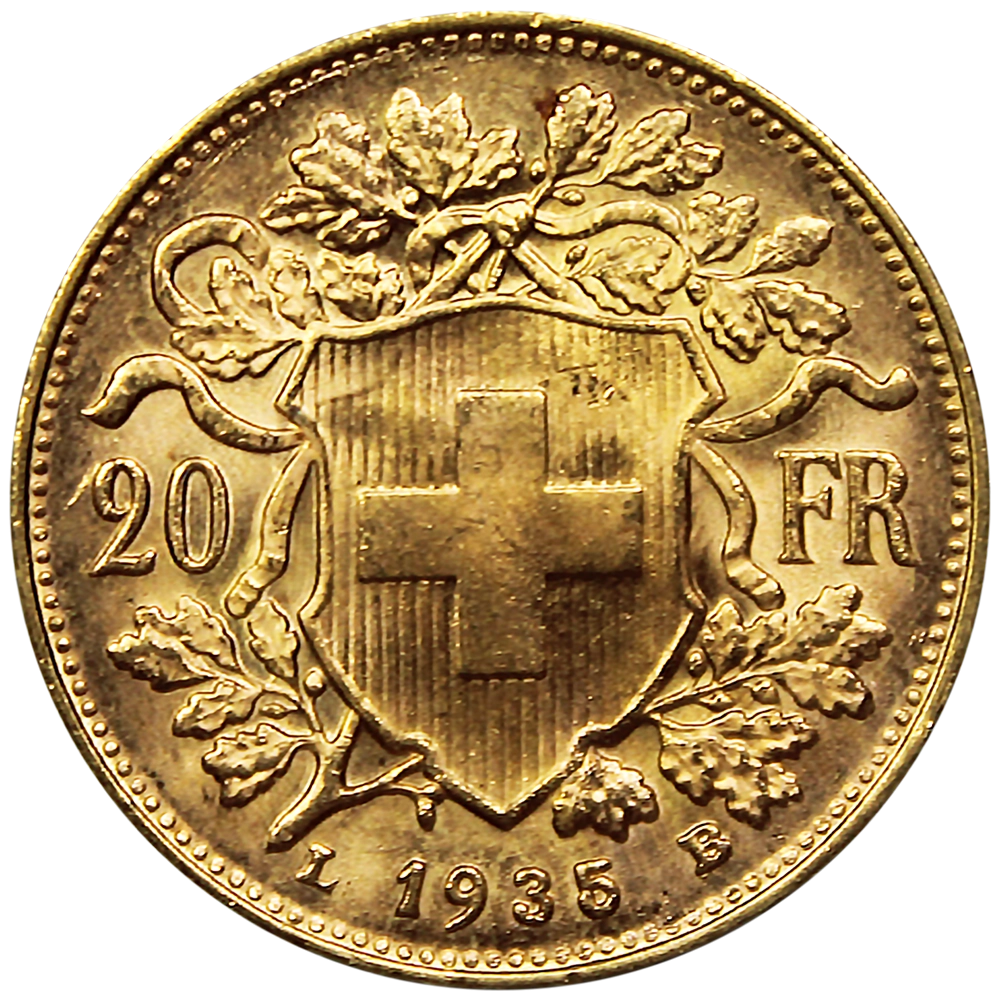 20 Francs Suisse or
