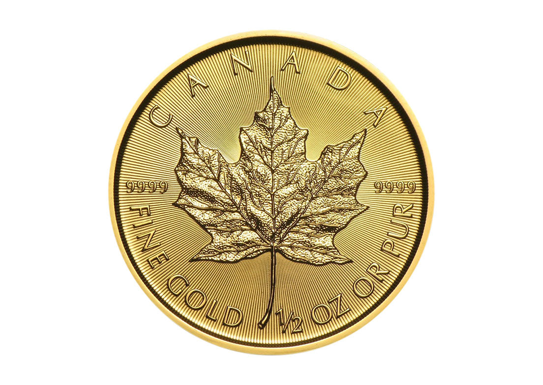 Maple Leaf 1/2 Once Or