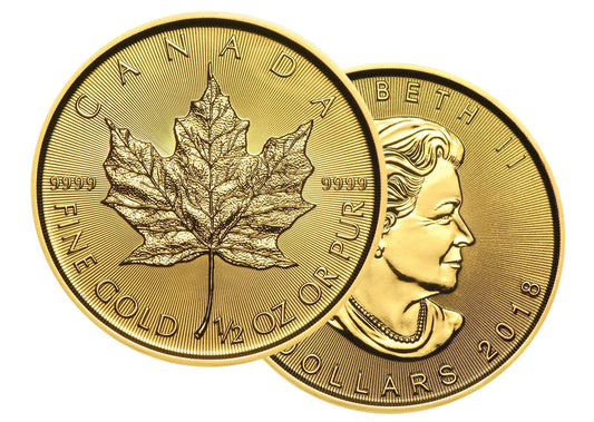 Maple Leaf 1/2 Once Or